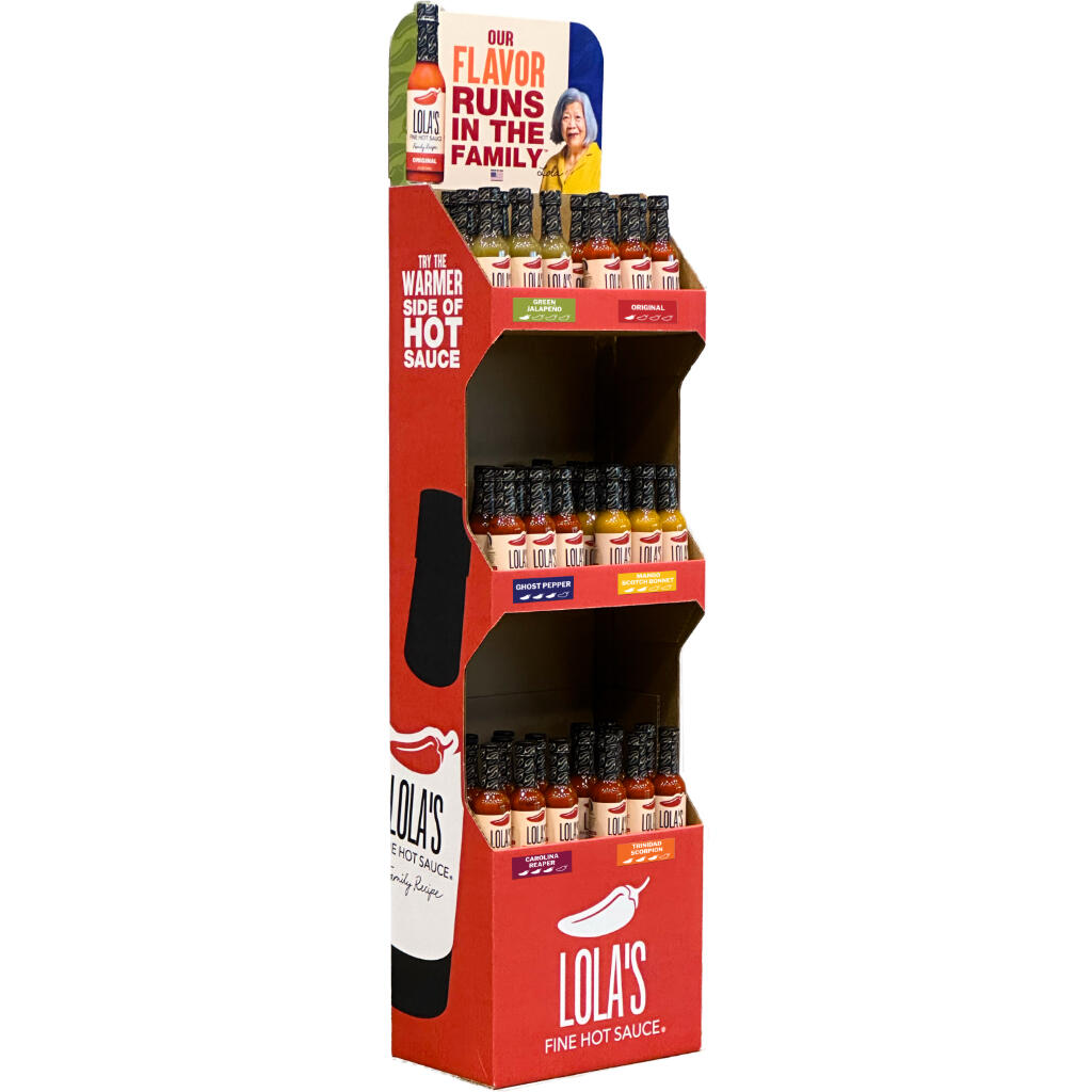 In-Store shipper design for Lola's